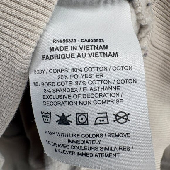 Nike Phoenix Fleece Oversized Crewneck Sweatshirt Light Orewood Center Swoosh S - Picture 13 of 16